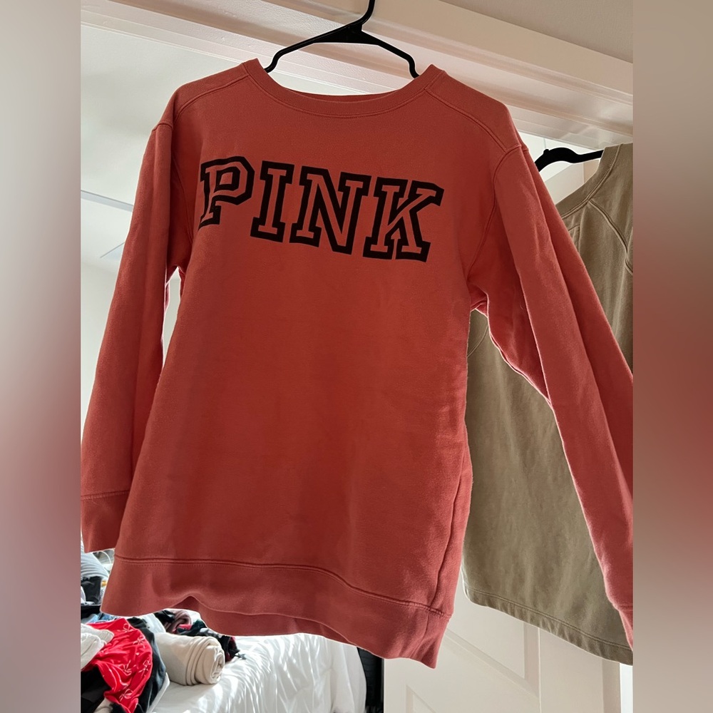 Coral 
Brand Pink sweater
Size: extra small